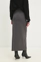 Odzież Answear.LAB spódnica esk022.ILK szary