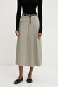 Answear Lab fustă uni verde 5027.IKK