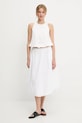 Answear.LAB spódnica bawełniana 1691.HWK biały WW25