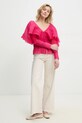 Answear.LAB jeansy RD8553.hos beżowy WW25