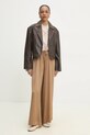 Answear Lab pantaloni MS2045.ilk marrone WW25