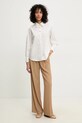 Answear Lab pantaloni 23717.1HWK maro WW25