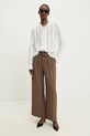 Answear Lab pantaloni 15021.fos maro WW25