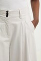 Answear Lab pantaloni de bumbac alb 5240.IKK