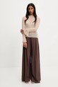 Answear.LAB pantaloni 21892.hos maro WW25