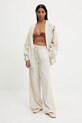 Answear.LAB nadrág vászonkeverékből 39274.tos bézs WW25