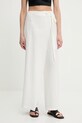 Bavlněné kalhoty Answear.LAB high bílá P28.3498.tos