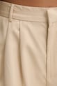 Answear.LAB spodnie z domieszką wełny beżowy 9053.HAK