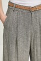 Answear Lab pantaloni din amestec de in gri 2627.HAK