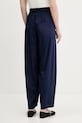Îmbrăcăminte Answear Lab pantaloni din in LD2656.hak bleumarin