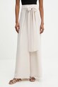 Answear Lab pantaloni panza bej L9118.hak