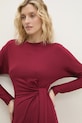 Šaty Answear.LAB 1778.hos burgundské WW25