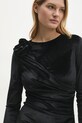 Платье из велюра Answear.LAB чёрный sng.64.tos