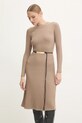 Šaty Answear.LAB 5149.HWK hnědá WW25