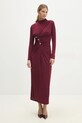 Answear.LAB sukienka sng.47.tos bordowy WW25