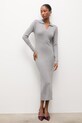 Φόρεμα Answear.LAB γκρί hl044.ims