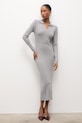 Φόρεμα Answear.LAB γκρί hl044.ims