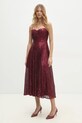 Šaty Answear.LAB 5341.ims burgundské WW25