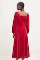 Îmbrăcăminte Answear Lab rochie de catifea r10338.FLK rosu