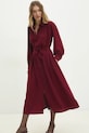 Answear Lab rochie 23138YR.hos burgundia WW25