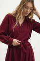Answear Lab rochie burgundia 23138YR.hos