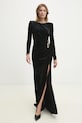 Answear.LAB sukienka welurowa 57931.tos czarny WW25