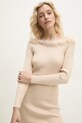 Сукня Answear.LAB бежевий gd2376.ILK