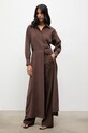 Šaty Answear.LAB d977.ilk hnedá WW25