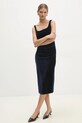 Answear Lab rochie de catifea 5194.ios bleumarin WW25