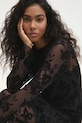 Answear Lab rochie 3466.ilk negru WW25