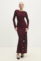 Answear Lab rochie 92767.IKK burgundia WW25