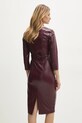 Odzież Answear.LAB sukienka 95255.IKK bordowy