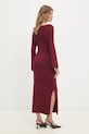 Odzież Answear.LAB sukienka tl183.fms bordowy