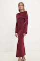 Answear.LAB sukienka bordowy tl183.fms