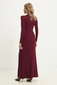 Odzież Answear.LAB sukienka sng.84.tos bordowy