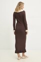 Answear Lab sukienka brązowy 1095.ilk
