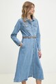 Φόρεμα τζιν Answear.LAB μακρύ μπλε N2622.HWK
