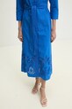 Pamučna haljina Answear.LAB daly2024.flk plava