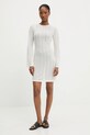 Answear Lab rochie de plajă mini bej LDRJ.225MADDY.ums