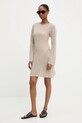 Пляжна сукня Answear Lab casual бежевий LDRJ.225MADDY.ums