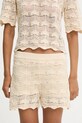 Odzież Answear.LAB bluzka i szorty bawełniane LKST.274REDO.ums beżowy