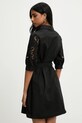 Oblečenie Bavlnené šaty Answear.LAB v3415.short.flk čierna