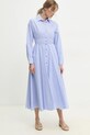 Рокля Answear Lab 6851.1TWK син WW25