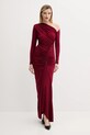Answear.LAB sukienka rh1.TWK bordowy WW25