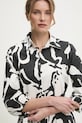 Answear Lab rochie din bumbac negru pekenia2024.306.FKK