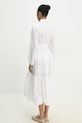 Îmbrăcăminte Answear Lab rochie din bumbac sunny..FKK alb