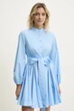 Answear.LAB sukienka bawełniana 80960.FKK niebieski WW25