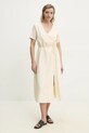 Answear Lab vestito in cotone ps8867.FKK beige WW25