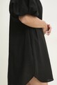 Φόρεμα με λινό Answear Lab 8997.FKK μαύρο