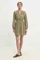Answear.LAB vestito in lino PS9239.FKK verde WW25